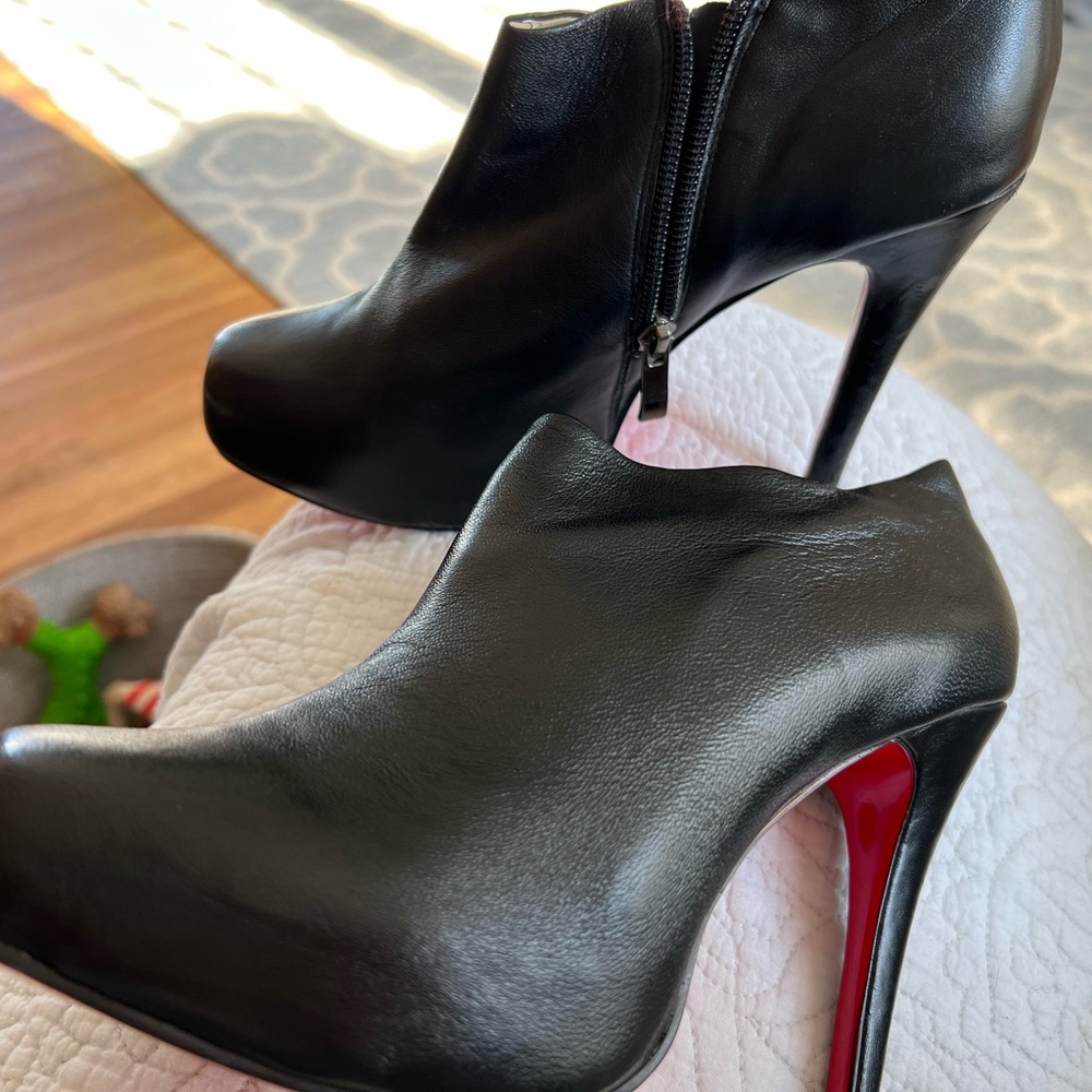 Christian Louboutin Belle Leather Ankle Bootie